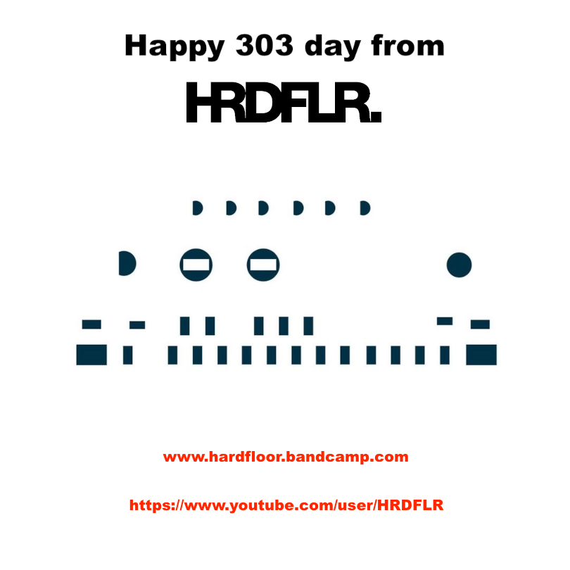 Happy 303 day! #tb303🎵🎶 🥰