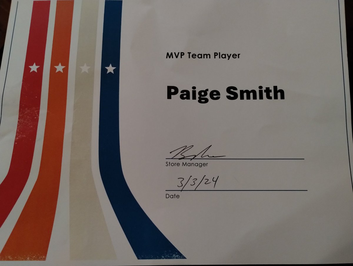 Paige (@pms19901) on Twitter photo Trying my best to be successful at Lowe's 0675. Receiving this and knowing I'm appreciated means so much. Thank you <a href="/Brandon73676211/">BrandonMoore</a> and our Lowe's team! I could never work with a better team! Trying my best to be successful at Lowe's 0675. Receiving this and knowing I'm appreciated means so much. Thank you <a href="/Brandon73676211/">BrandonMoore</a> and our Lowe's team! I could never work with a better team!