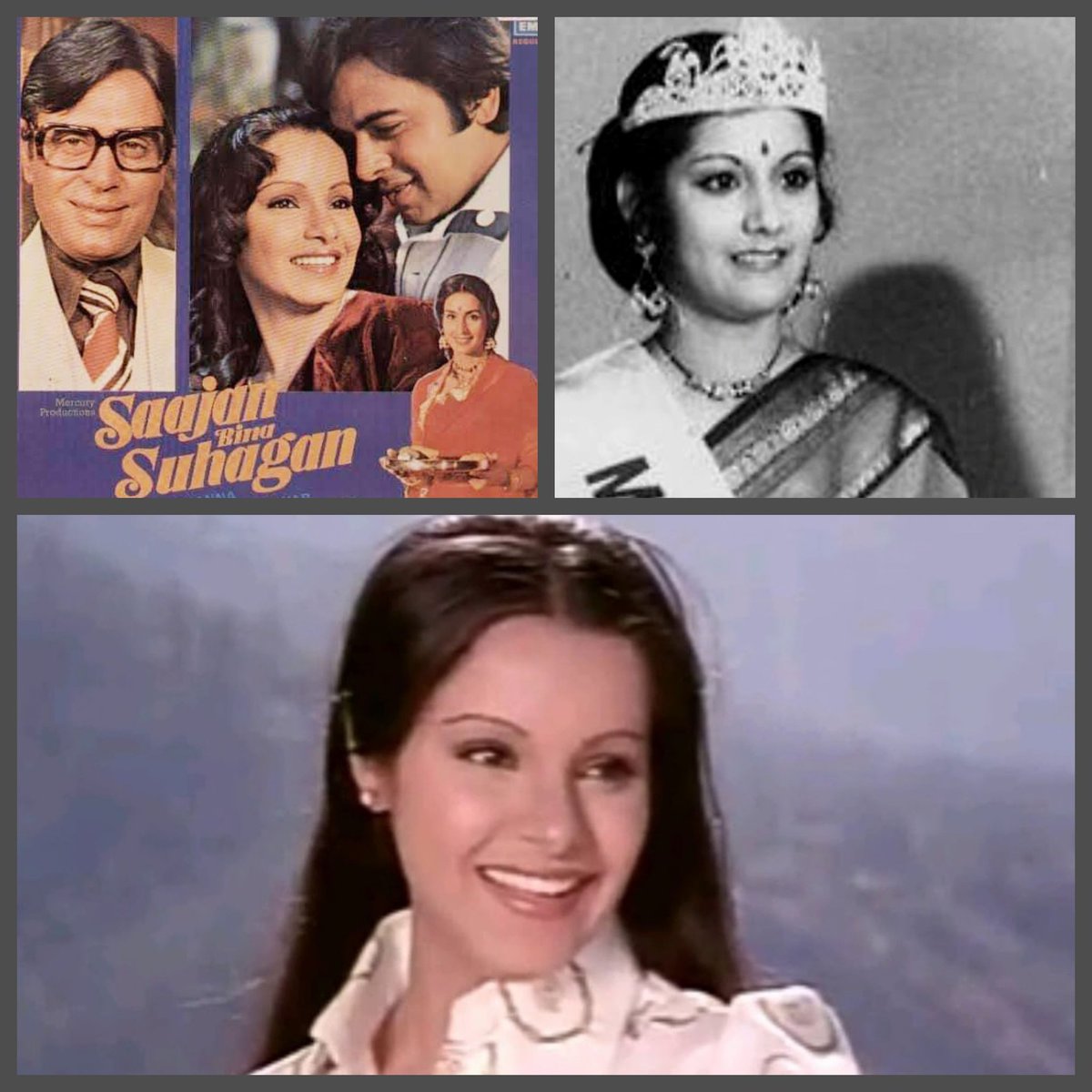 sumu76in's tweet photo. #QAMYAB - THE FORGOTTEN GEMS OF BOLLYWOOD
Our 60th article features an International beauty pageant winner, who tried her luck in Bollywood. She acted in only three films, out of which two were decently successful.
Meet #RadhaBartake aka #Kasturi. ๐
https://t.co/FYxlGxBCkA https://t.co/cBq0BNXhIz