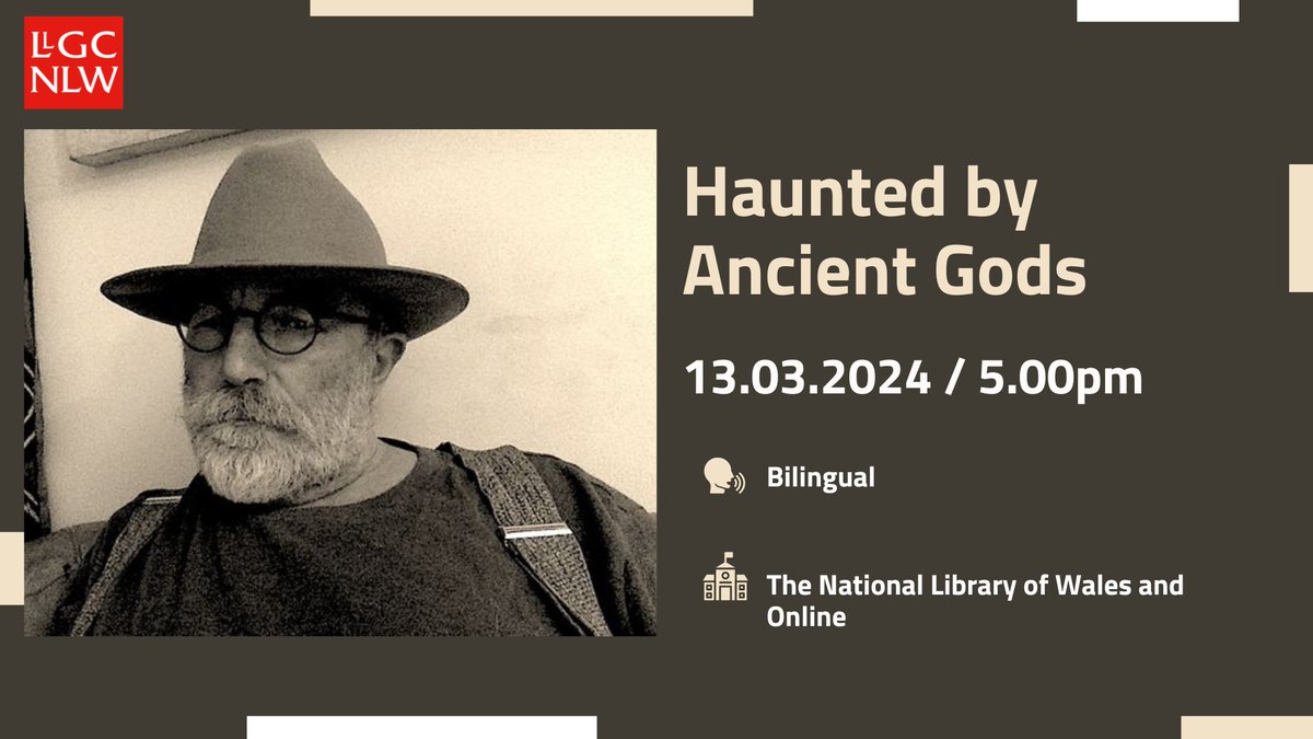 Haunted by Ancient Gods

A number of works by leading artist Iwan Bala are in the National Art Collection. Join us for an evening in his company to hear about those works and about the artists from all over the world that have influenced him. 👨‍🎨🖼
🔗 library.wales/events