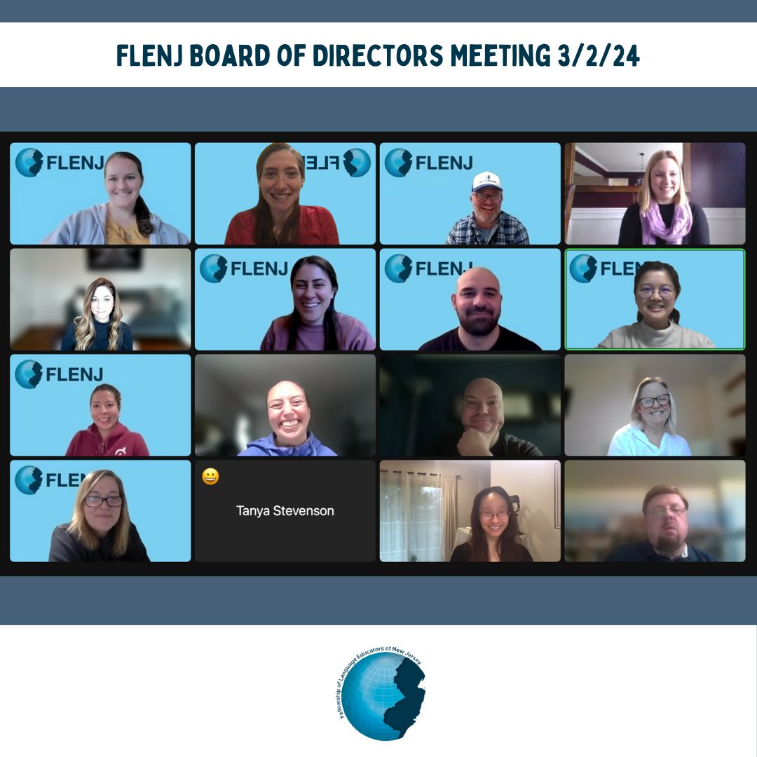 Our FLENJ Board of Directors had a productive meeting yesterday. We have so much to be excited for as we countdown to #FLENJAC24!!🤩🙌