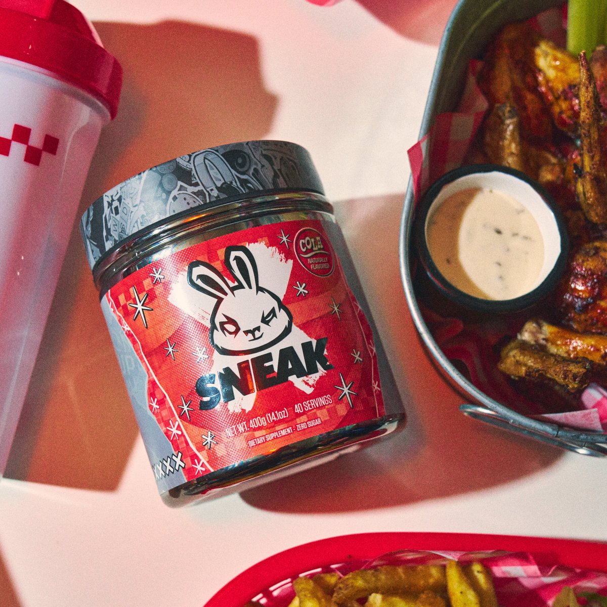 Let's swing on by the Sneak Soda Shop and see what signature sips are lined up for this drop...

🥤 COLA: A classic flavour you know and love, with a Sneak-y twist. PERMANENT.