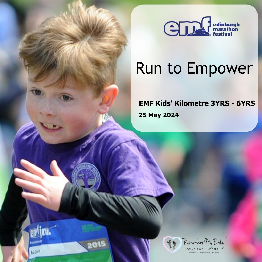 Small Steps, Mighty Impact 🏃‍♀️🏃‍♂️ #EMF 1k run by these tiny troopers can make a massive difference in how we support grieving families who have sadly lost their much-loved babies 🫶 #Edinburgh #EdinburghMarathon