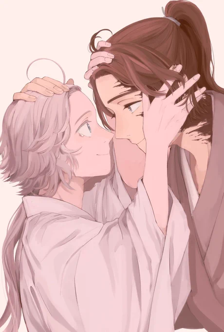 #ひな祭りなので和服のイケメンイラストを愛でよう企画2024※合わせが逆なのは仕様です 