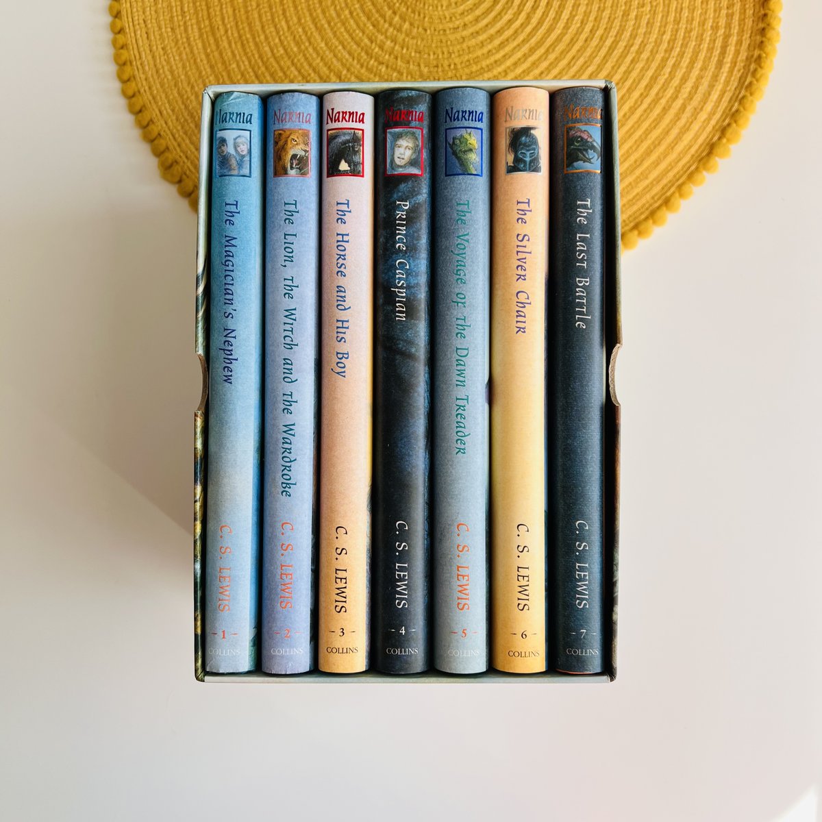 The Complete Box of Chronicles Of #Narnia Books by C. S. Lewis
Luxury Ted Smart Box Set
1997
etsy.com/uk/listing/157…

#booklovers #BookTwitter #thecompletechroniclesofnarnia #sundayvibes #sundaybook #bookish