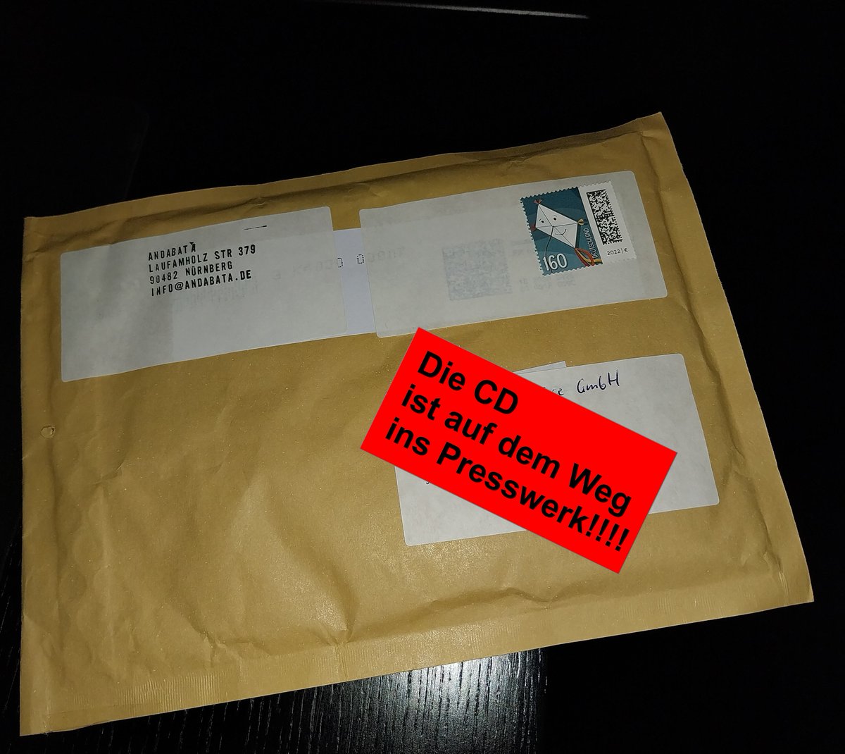 Andabata_Nbg's tweet image. Unsere neue EP ist auf dem Weg ins Presswerk! Mehr Infos demnächst auf unserer Homepage andabata.de
#deathmetal #audiocd #bandmerch #neuecd #deathmetalduo #oldschooldeathmetal