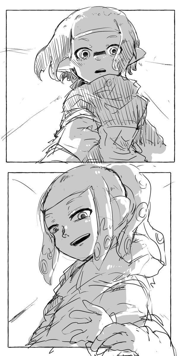 カラオケ中に描いたよその子さん達 