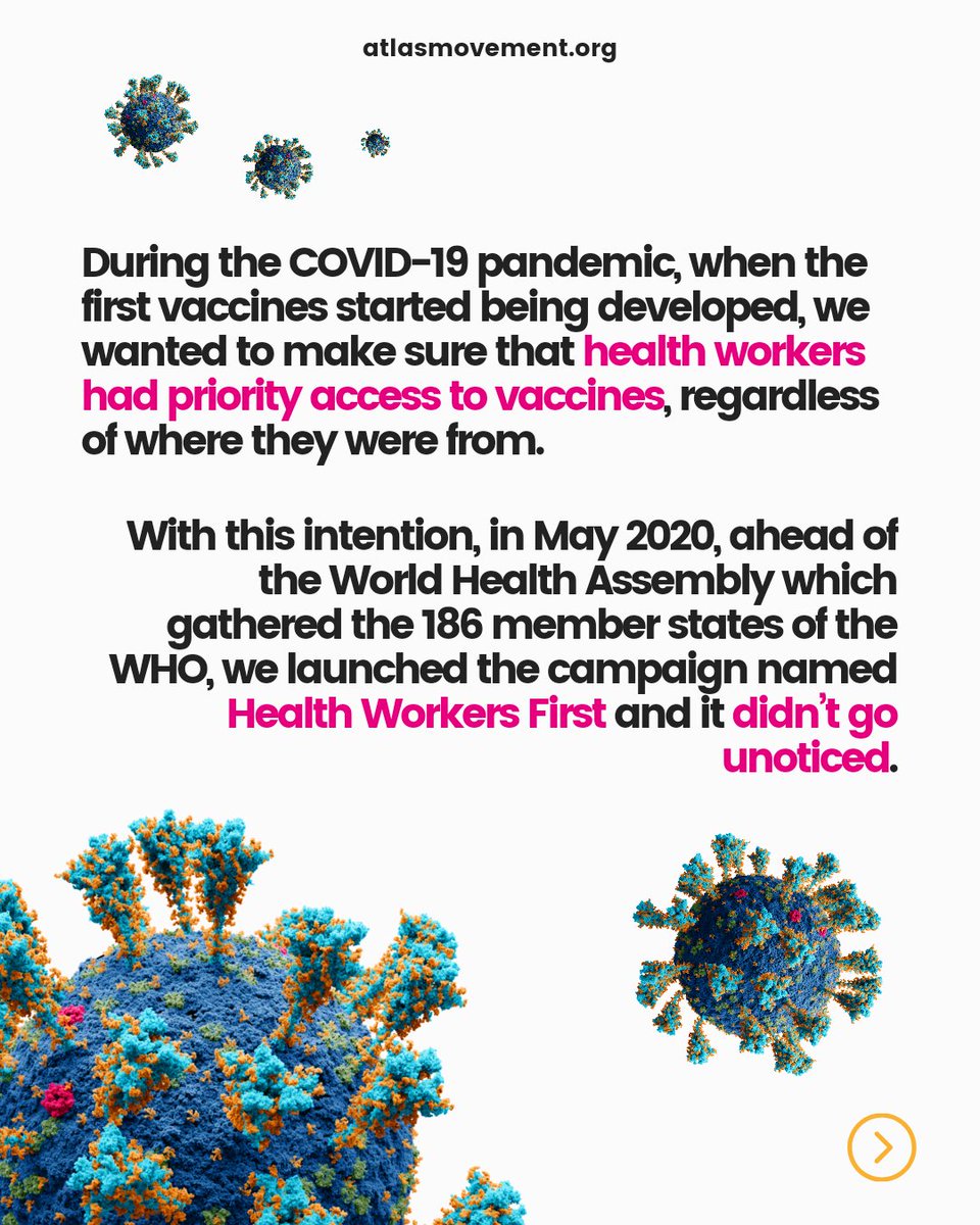 HR_movement's tweet photo. โฆ and we are down to 2๏ธโฃ8๏ธโฃ days before our big announcement!
Throwback: itโs 2020, frontline health workers were dying and needed priority access to vaccines. From this idea, the #HealthWorkersFirst campaign was born and received support from @GlblCtzn @banksy @DrTedros @WHO https://t.co/KeGajyJ6iO