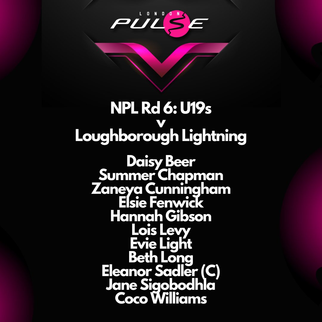 London Pulse Netball Pathway tweet media