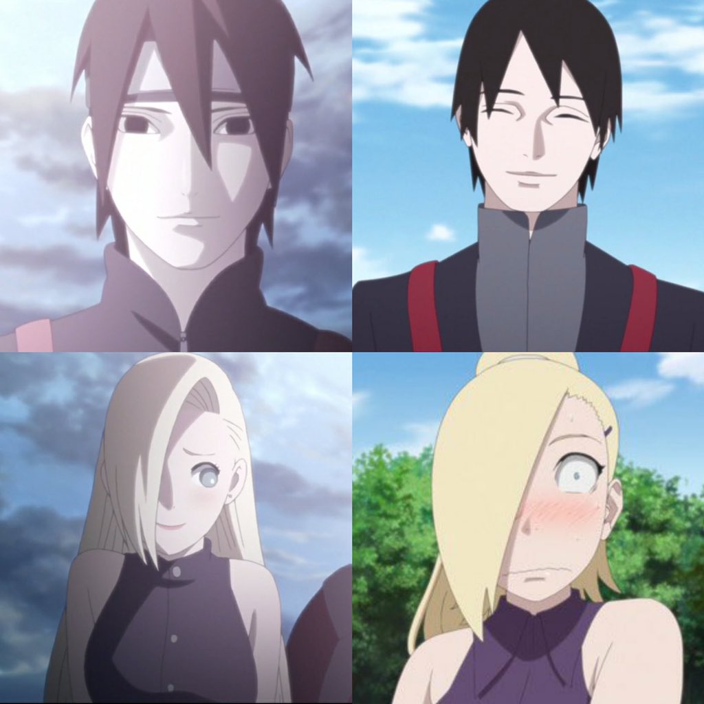Sai and Ino 😂