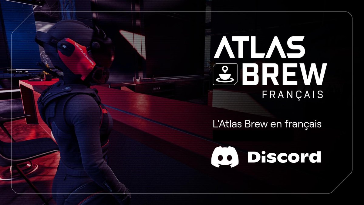 ATLAS BREW Francophone N°40 🇫🇷
🚨 Aujourd’hui 17h (heure de Paris/UTC +1)

Venez chiller avec nous et passer en revue les dernières groooosses news <a href="/staratlas/">Star Atlas</a>

Rdv sur le Discord officiel Star Atlas dans le channel francophone 🐸

<a href="/Gargantua_Inds/">Gargantua Industries (GGA)</a> <a href="/EclypseSA/">Eclypse</a> <a href="/SOLARIS_byQtt/">SOLARIS</a>