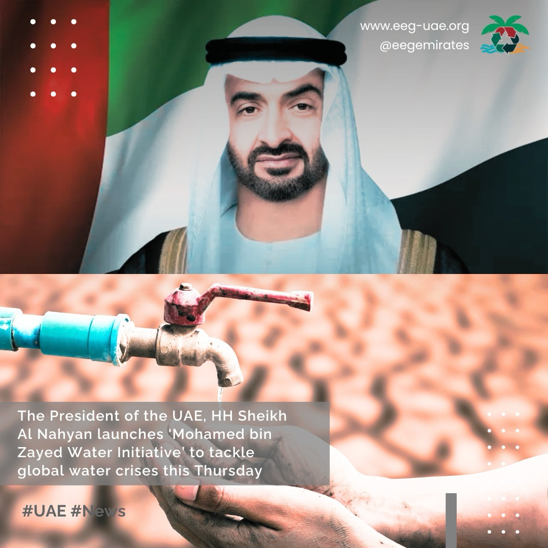 eegemirates's tweet photo. Launched in line with the directives of the #UAE #President, #HH #Sheikh #MohamedbinZayed #AlNahyan , the 'Mohamed bin Zayed #Water #Iniative aims to raise awareness and tackle global water crises. Read more across news channels and on HH's channels: https://t.co/gqruObaZct https://t.co/1Y5Qt5EYAH
