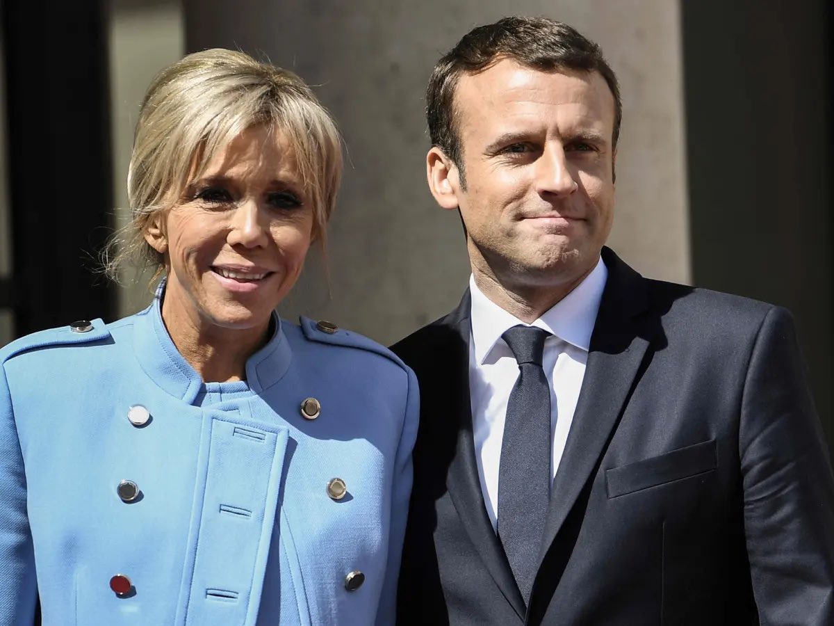 French President Macron was 16 years old His teacher Brigette was 40 and married Her son was 3 years older than Macron Brigette groomed Macron as a young kid, divorced her husband, and married him Why don't people talk about this?