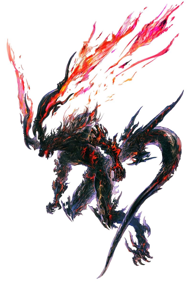 Concept art | Final Fantasy XVI - Ifrit Artist: Kazuya Takahashi