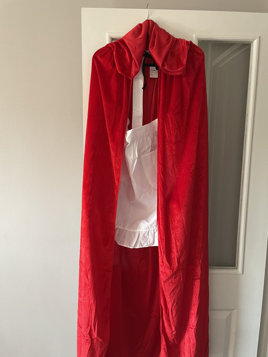 Part of my #WorldBookDay costume… any guesses on which literary character I’ll be transforming into?