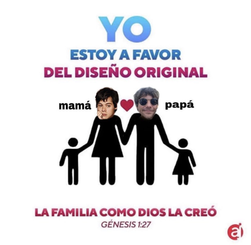 buenos días solo a las q creemos en una familia en la monogamia en larry en unos padres en la familia tradicional