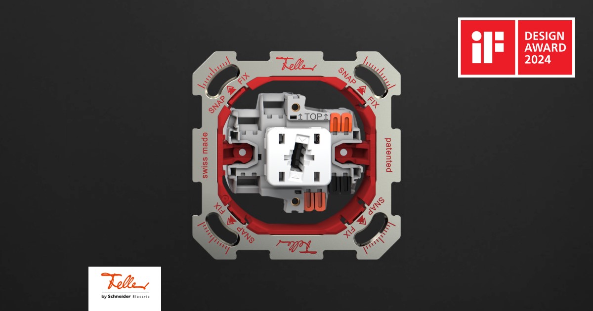 FellerAg's tweet image. Un moment de fierté: SNAPFIX a remporté le très convoité iF Design Award 2024.

spr.ly/6019XnG9c

#ifdesignaward2024 #ifdesign #ifdesignaward #designaward #designinspiration #awardwinningdesigns #Feller @iFDESIGNAWARD Feller by Schneider Electric