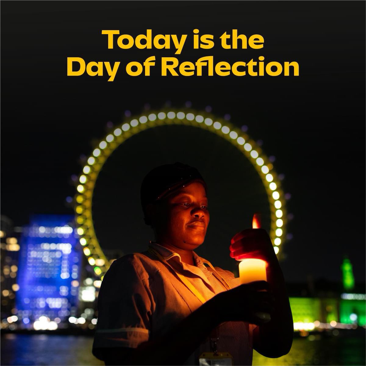 Today is the #DayOfReflection.

We're encouraging everyone to take a moment to remember those who died during the pandemic and acknowledge our grief.

If you're thinking of a loved one today, share their name 💛