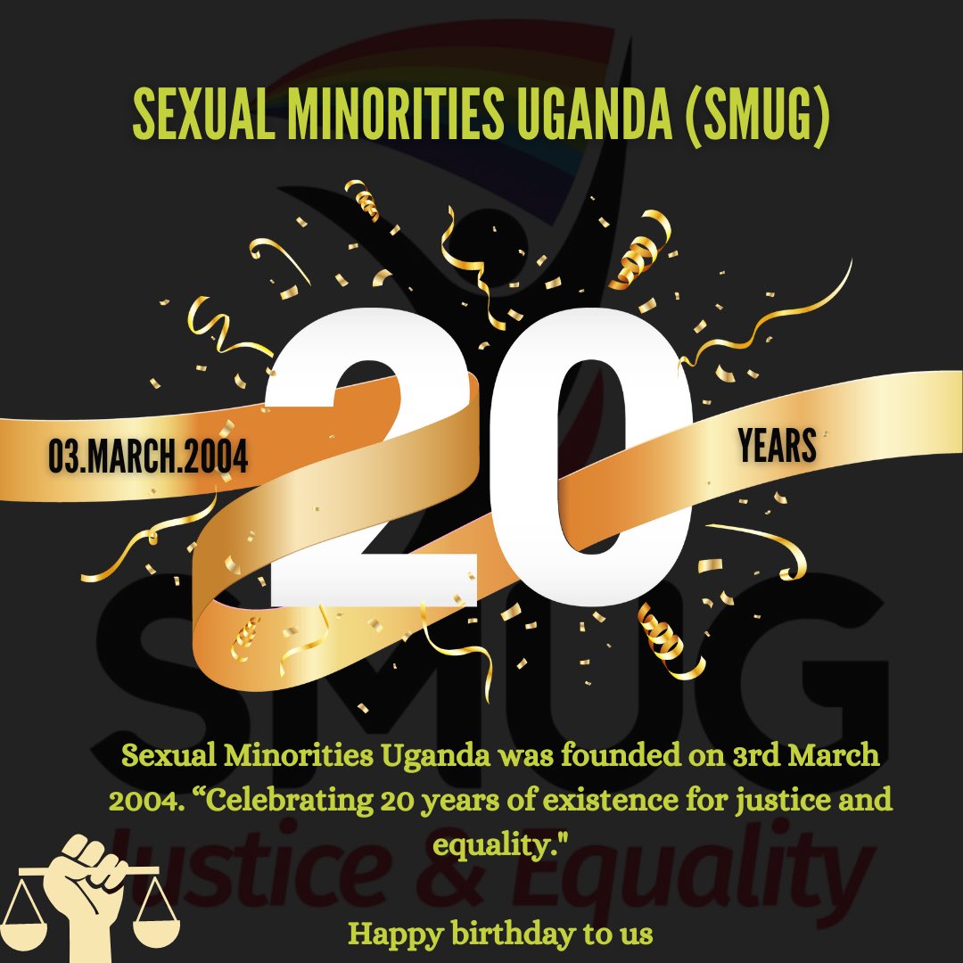 SMUG2004's tweet photo. Today, we celebrate 20 years of existence. Thank you to everyone for walking this journey with us and for supporting our work. 
#happy20thanniversary https://t.co/WhNGfRAgb1