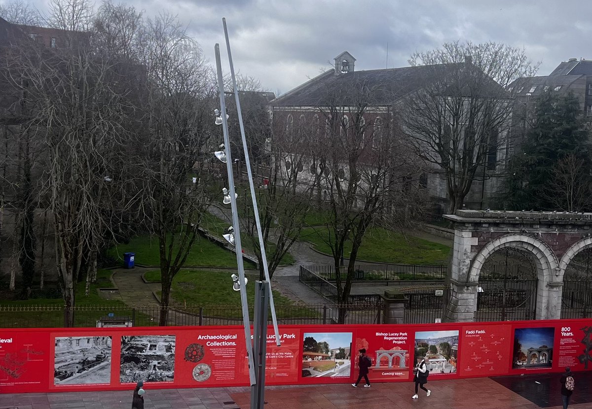 CCC boarded up the park in Grand Parade in late November, on the premise of imminent development.
It has sat there untouched and unavailable to the people of Cork for over 3 months. 
#corkcitycouncilisbroken