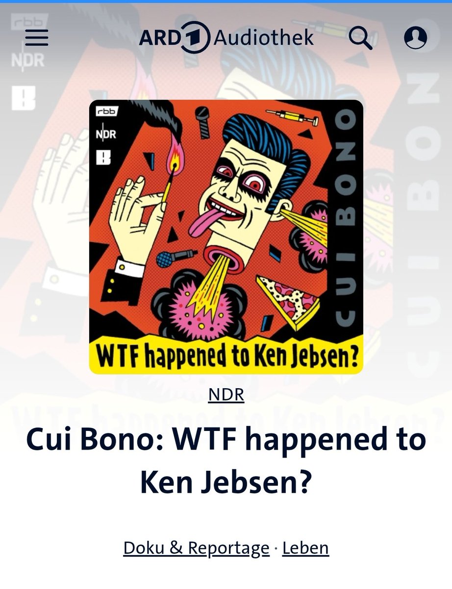 Late to the party, I know, aber wie genial ist denn 'Cui Bono: WTF Happened to Ken Jebsen'! Gestern alle Folgen durchgebinged, heute geht's mit Noise weiter. Großes Lob an @khesraubehroz und sein Team! 🙏