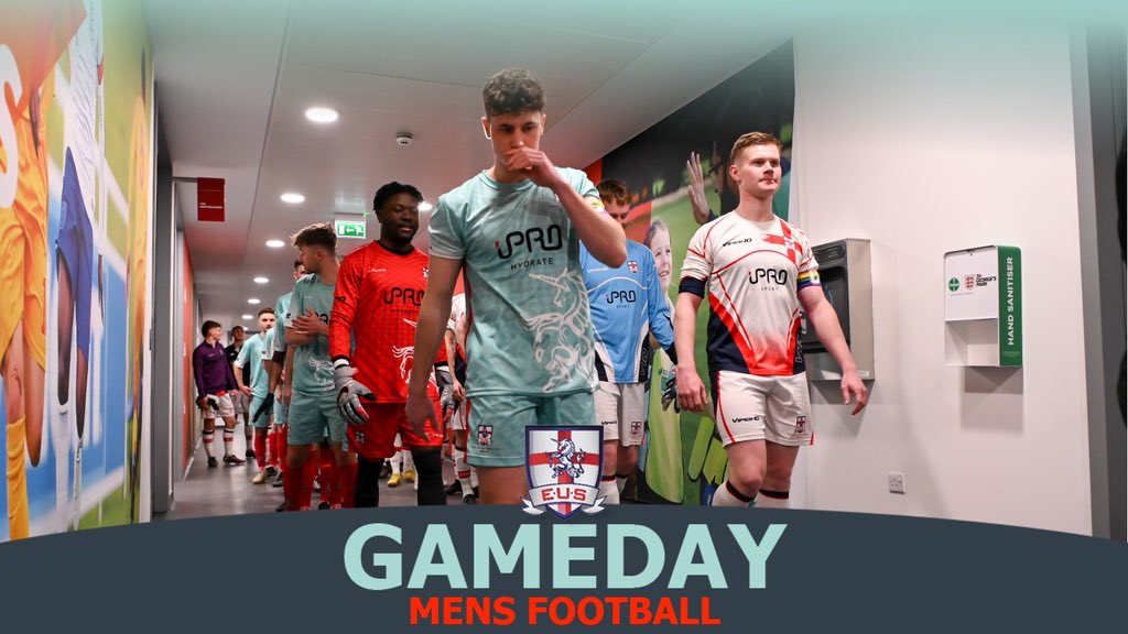 G A M E D A Y 🧵⚽ | EUS returns to action in our annual Men's Football North vs South fixture in what will be a thrilling fixture. Keep up-to-date with all the action from our matchday thread

🏟️ St. George's Park
⏰ 4pm kick off

♥️🤍