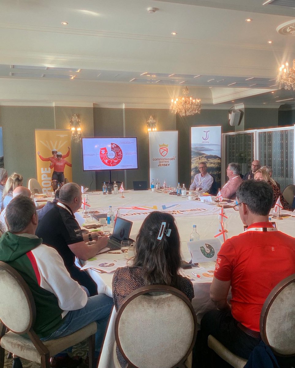 With <a href="/GoTeamNI/">Commonwealth Games Northern Ireland</a> at the <a href="/thecgf/">Commonwealth Sport</a> European Regional Meeting hosted by <a href="/JerseyCGA/">@Jersey CGA</a> <a href="/VisitJerseyCI/">Visit Jersey</a> #Jersey