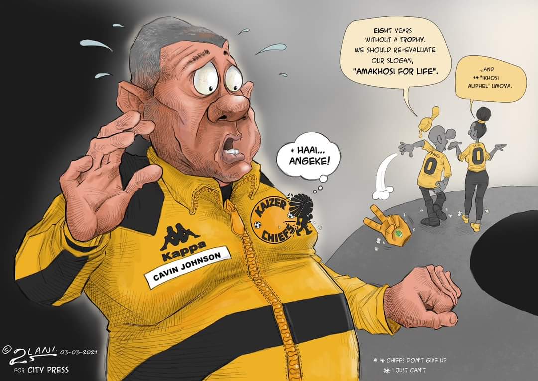 My cartoon for @City_Press today @KaizerChiefs #Amakhosi4Life