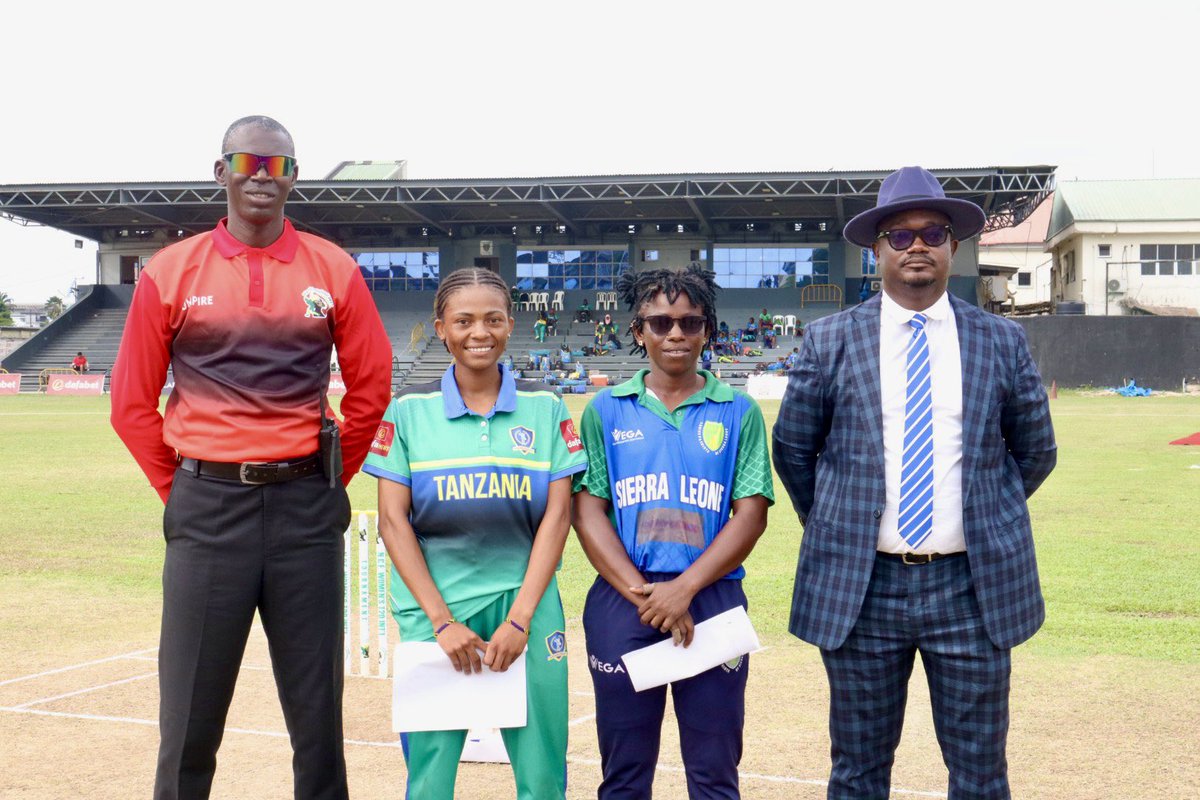 NigeriaWT20I's tweet photo. Captain Neema won the toss for Tanzania and elected to bat 🏏🪙

#NigeriaWT20i 
#TNZvsSRL https://t.co/7E1iIHIizq
