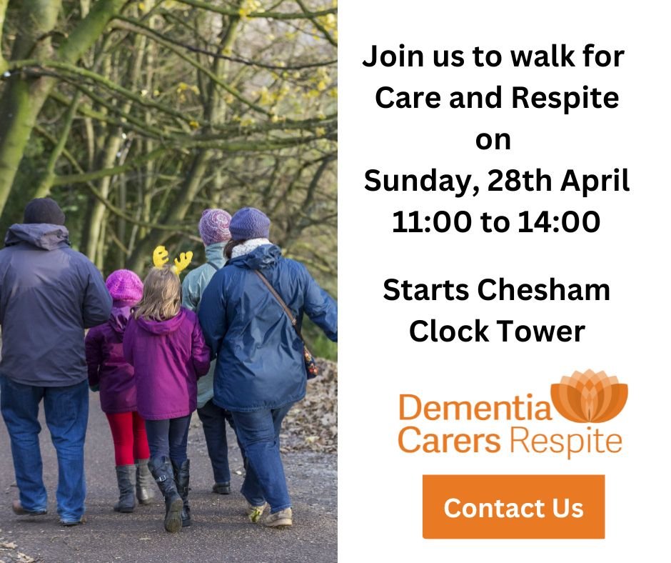 Please join us for the walk to help raise money to provide much needed respite for dementia family carers. For more information go to our GoFundMe page gofundme.com/f/dementia-car…