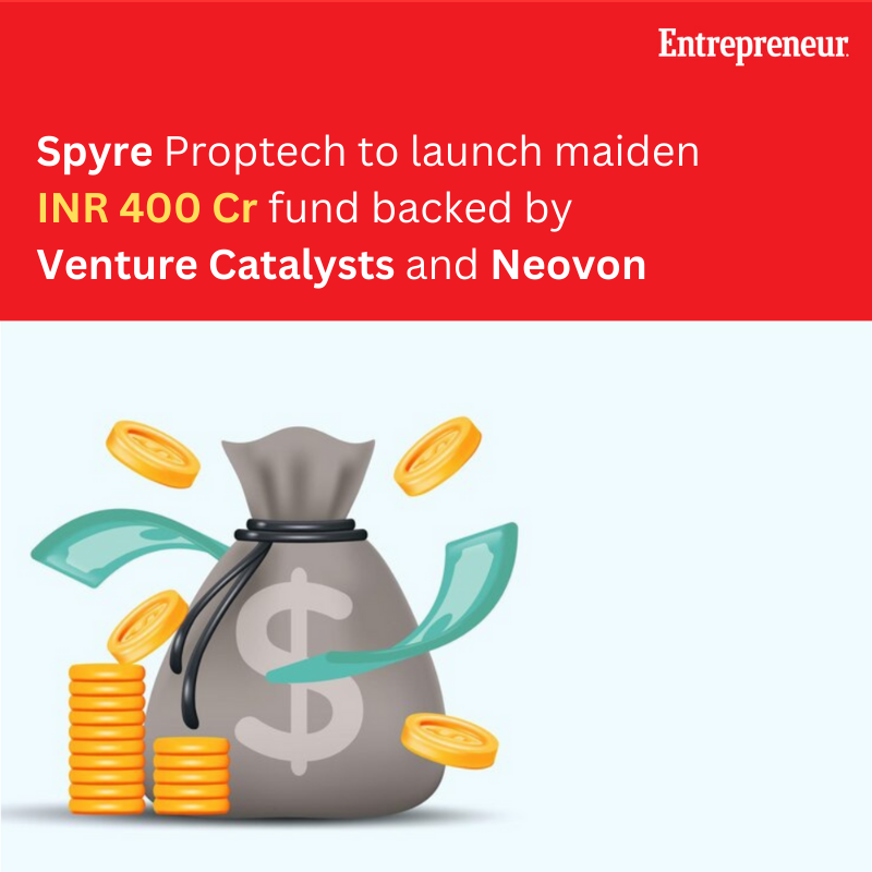 EntrepreneurIND's tweet image. Spyre Proptech to Launch Maiden INR 400 Cr Fund Backed by Venture Catalysts and Neovon
Read more:- ow.ly/HKRy50QGCe5

#SpyreProptech #VentureCatalysts #RealEstateInvesting #PropertyTechnology #Startup #DailyNews #Businessnews #TrendingNow #DailyNewsUpdate #EntrepreneurIndia