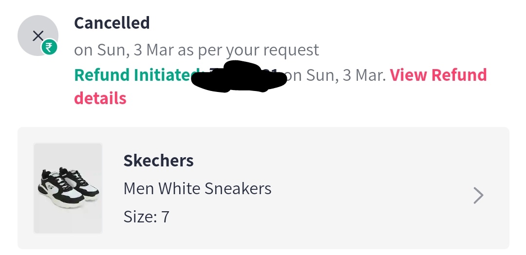 pranaylifecool's tweet photo. This is absolutely pathetic from Myntra
My order was cancelled by customer executive without my confirmation just because she wanted to close ticket early and they simply refuse to pay the difference amount
Cheaters

@MyntraSupport 
@myntra 
@ANarayanan24 
@mukeshbansal06 https://t.co/ReAJ0Fbf9Y