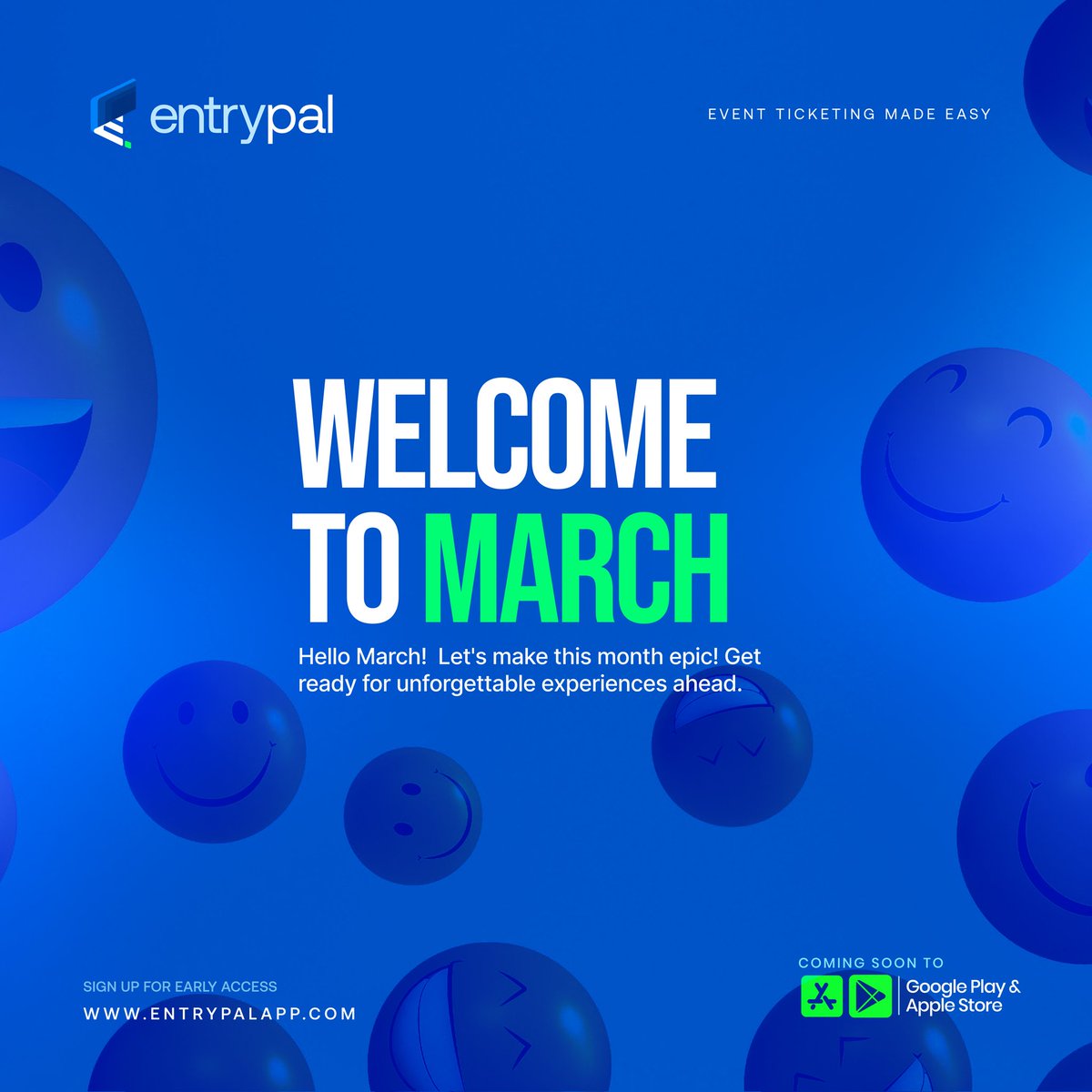 entrypalapps's tweet image. We Welcome y&apos;all to a new month🥰...we keep matching forward and counting down to our website launch day 🥳

#HappyNewMonth