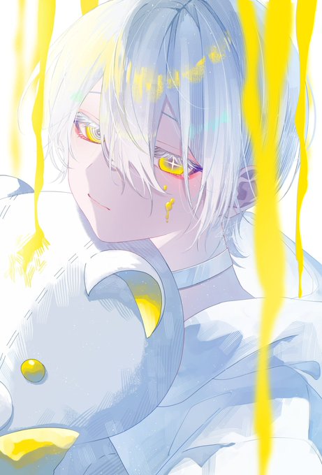 「pale skin yellow eyes」 illustration images(Latest)