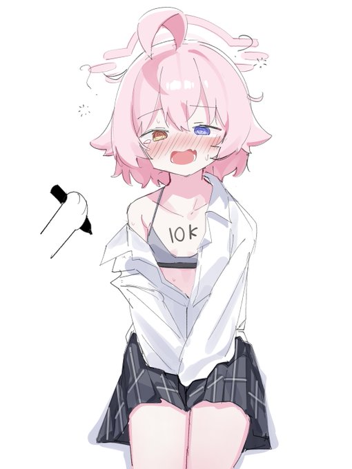 Thanks for 10k followers😭
 #ブルアカ 