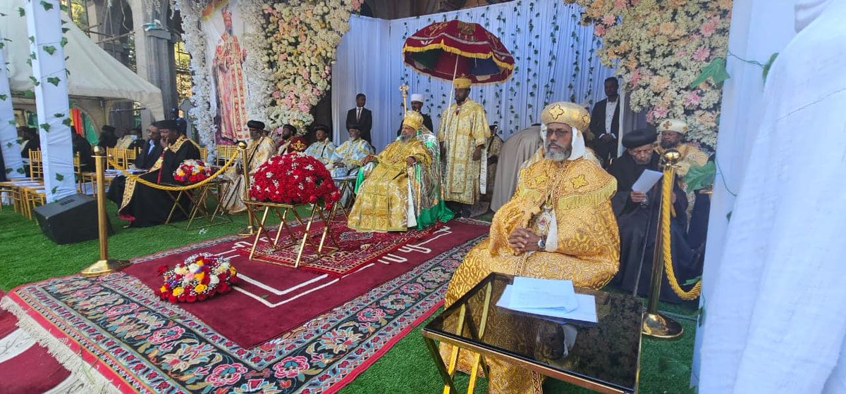 BMetaferia's tweet photo. ብፁዕ ወቅዱስ አቡነ ማቲያስ ቀዳማዊ ፓትርያርክ ርእሰ ሊቃነ ጳጳሳት ዘኢትዮጵያ ሊቀ ጳጳስ ዘአክሱም ወዕጨጌ ዘመንበረ ተክለሃይማኖት ለ11��� ዓመት በዓለ ሲመትዎ እንኳን አደረስዎ::
የካቲት 24/2016 ዓ.ም
የብፁዕ ወቅዱስነትዎ ቡራኬ ይድረሰን ! https://t.co/kJWnGxOHvG