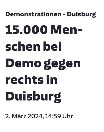 Drei Tage liegen zwischen den Meldungen. Die Sache mit dem Fitnessstudio-Angriff in Duisburg vor knapp einem Jahr, bei dem ein Syrer vier Menschen mit einem Messer schwer verletzt hat, ist auch schon wieder vergessen oder einfach komlett egal.