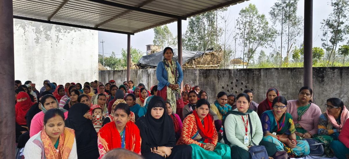 REAPUSN's tweet photo. A visit of IFAD supervisory Mission team in block Jaspur and Sitarganj district Udham Singh Nagar where the team interacted with BoD members, SHG members and beneficiaries of ultra poor, individual enterprise and seed producer farmers under CSA techniques. https://t.co/mrniJDMOdx