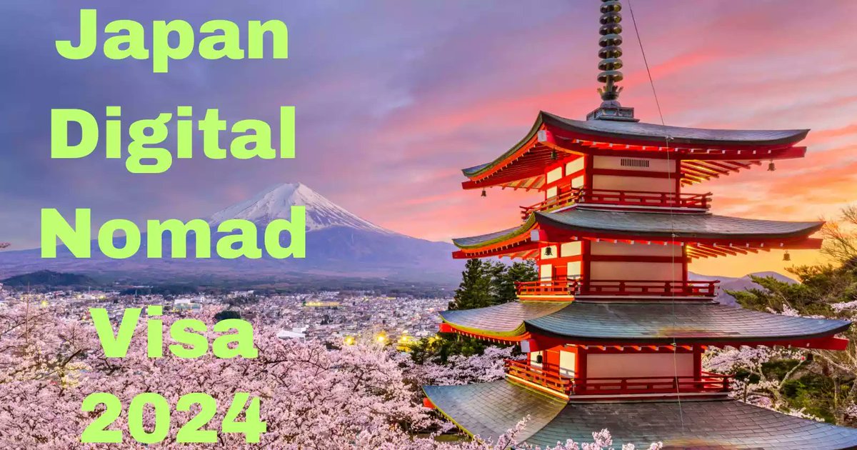 Japan Digital Nomad Visa ,Countries and Details - 2024 streamstudio24.com/2024/03/03/jap… #digitalnomadvisa #japan