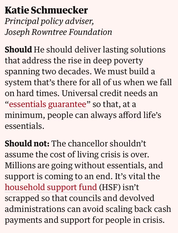 Some advice to the chancellor on things he should and shouldn’t do in the Budget this week, including from me ⬇️ theguardian.com/uk-news/2024/m…