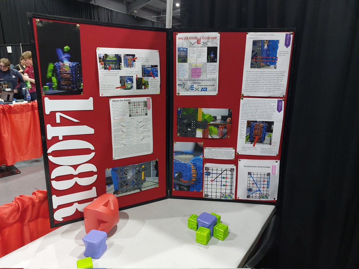 After an amazing performance by the VRC teams, it's now the turn of IQ @VEXUKNationals. Team hoodies donned, pit displays all sorted... just got to get through inspection!