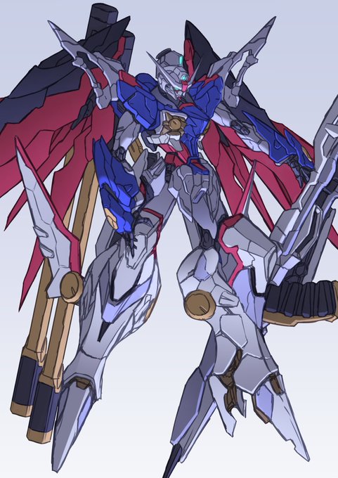 「looking down mobile suit」 illustration images(Latest)