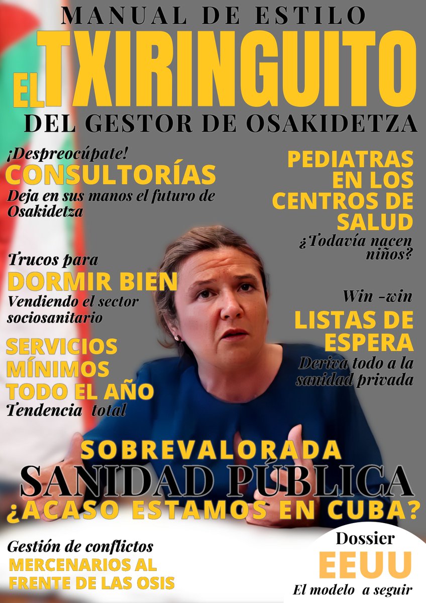 opaherriplataf's tweet photo. Win -win
listas de espera
Deriva todo a la sanidad privada
𝗘𝘀 𝗻𝗲𝗰𝗲𝘀𝗮𝗿𝗶𝗼 𝗰𝗼𝗻𝘀𝘁𝗿𝘂𝗶𝗿 𝘂𝗻 𝘁𝗲𝗷𝗶𝗱𝗼 𝗶𝗻𝗱𝘂𝘀𝘁𝗿𝗶𝗮𝗹 𝘀𝗮𝗻𝗶𝘁𝗮𝗿𝗶𝗼
#SCPDI
#txiringuito
#mar04 https://t.co/9KJio0x44W