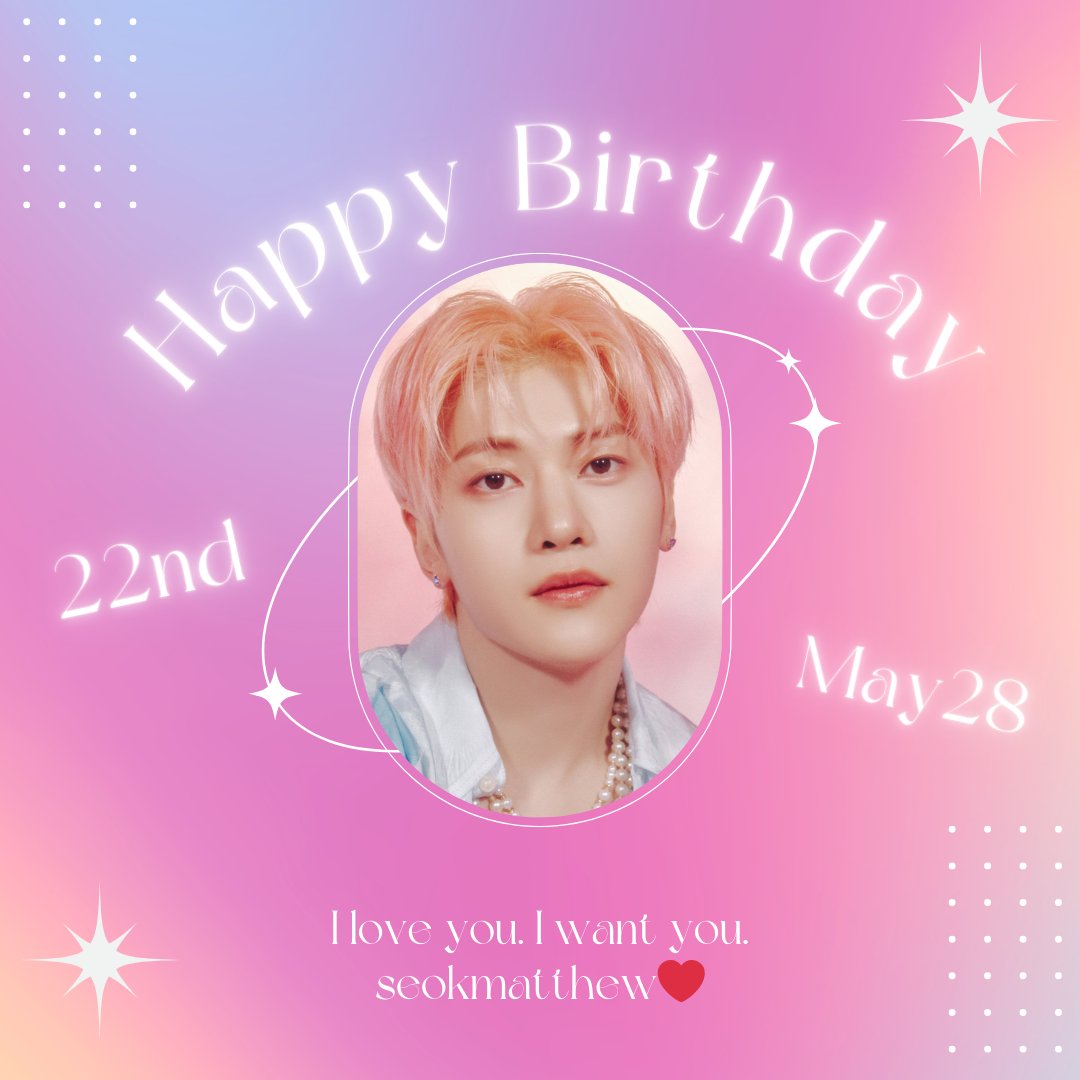 ❤︎𝐇𝐚𝐩𝐩𝐲 𝙈𝙖𝙩𝙩𝙝𝙚𝙬 𝐃𝐚𝐲❤︎
 
マシューの誕生日（5月28日）までに💬22↑↑  ↺28↑↑　♡528達成したいです！
リプはメチュで埋めてください🎶
FF,FF外関係なくご協力お願いします🎀

#ZEROBASEONE好きな人と繋がりたい  #ZEROSEと繋がりたい #ZB1 #석매튜 #제로베이스원 #SEOKMATTHEW