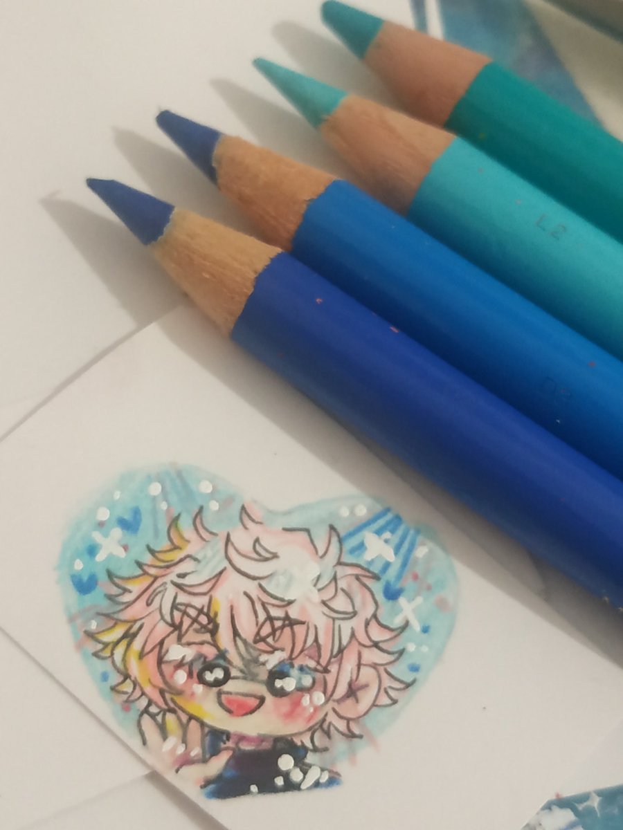 liliyadr3am's tweet photo. 💙 Miku and Gojo Keychain 💙
I made them for valentine's day 💌
#HatsuneMiku #VOCALOID #GojoSatoru #JujutsuKaisen #keycharm #myart #handmade #cute #art #drawing https://t.co/irT3M5h35J