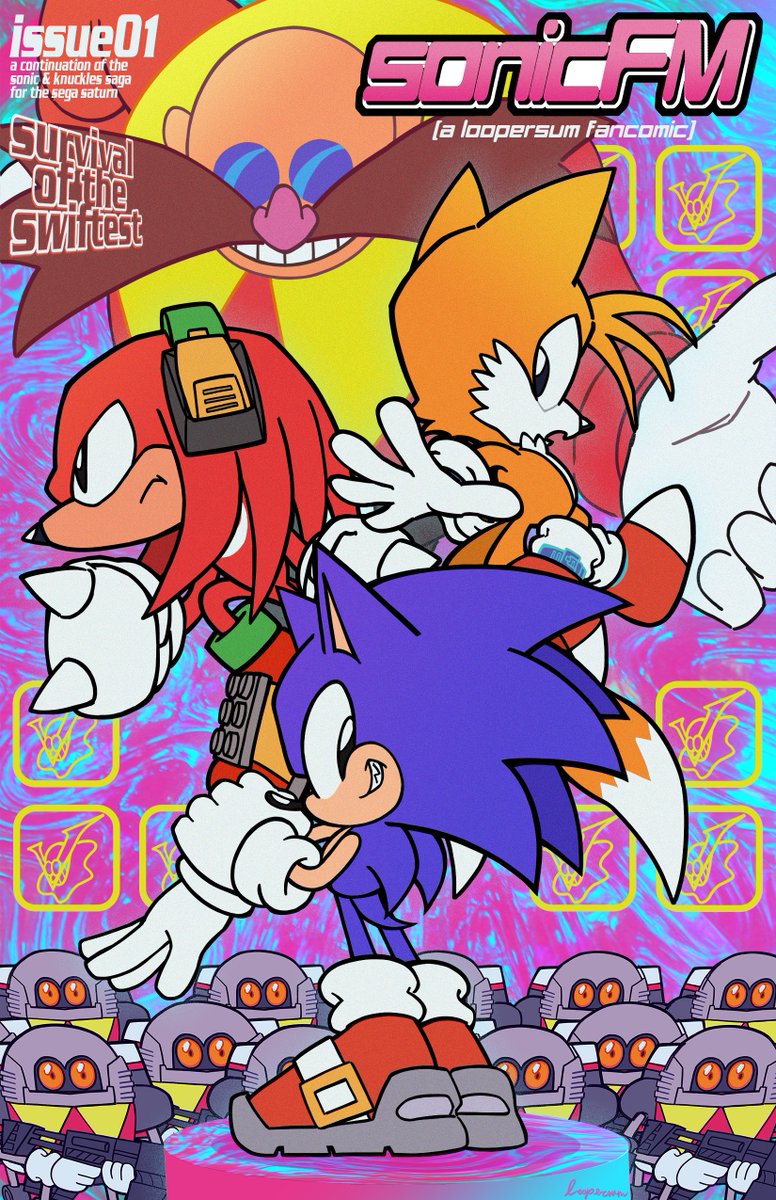 SonicFM Issue 01 Cover & Pg. 1 (Thread🧵)

This marks the beginning of my Shonen Sonic fancomic.  Please feel free to bookmark/save this post for updates! 