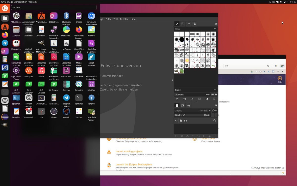 fredldotme's tweet image. Another sneak peek into Lomiri on Ubuntu 24.04