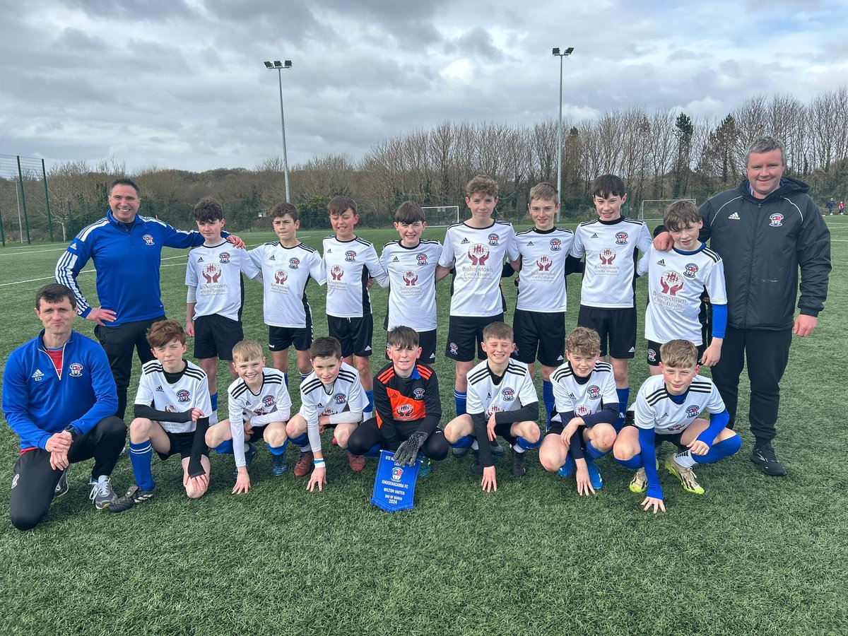 Wilton U13 boys had a great victory away to Knocknacarra in the last 16 of the National Trophy. Goals by Will Twomey, Joe Twomey, Adam Reading, and a hatrick by Tim O'Herlihy sealed the 6-1 win. Next up is Bridge Utd in the Quarter Finals.
