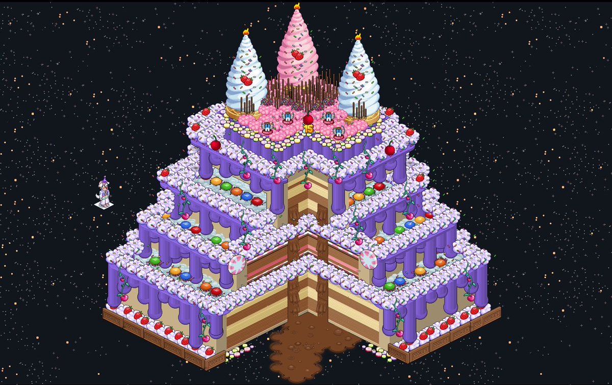 ZeroyHB's tweet image. 🎪 | Bolinho da família fonfon para o Habblet hotel ❤️
#Habblet15Anos @MeuHabblet 
@nanayiiee ❤️🎪