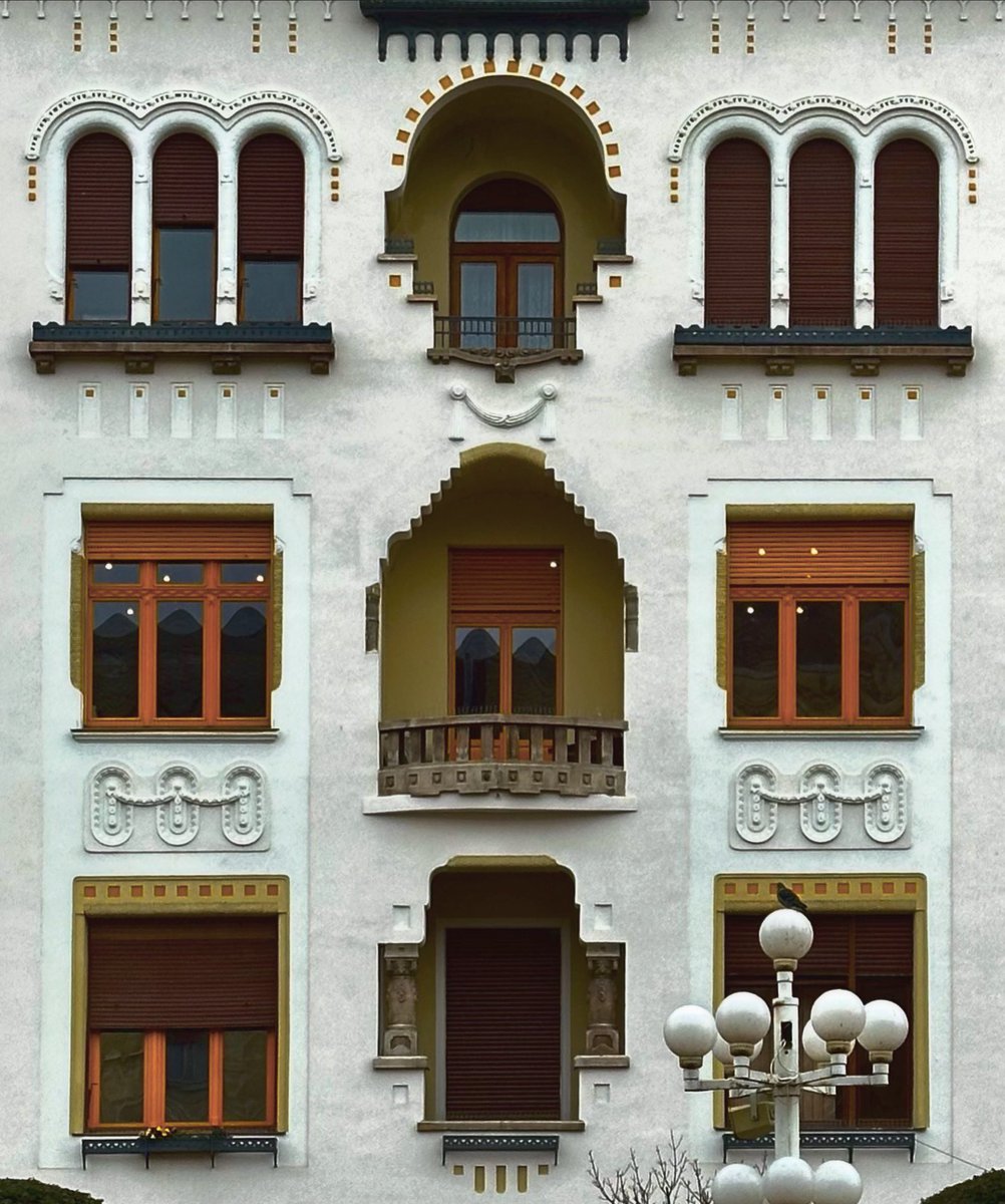 Timisoara Neo-Hungarian windows, 1910s. #artnouveau #neohungarian #timisoara #1910s #southeasteurope #casedeepoca #valentinmandache
